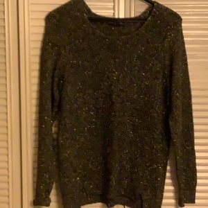 Rock Republic Black/Gold Metallic Sweater SizeS